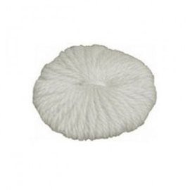 Round wool rosette without washer